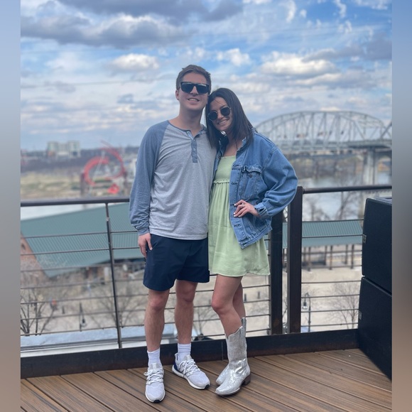 Aritzia Sun•Deh Light Green Dress - Picture 2 of 6